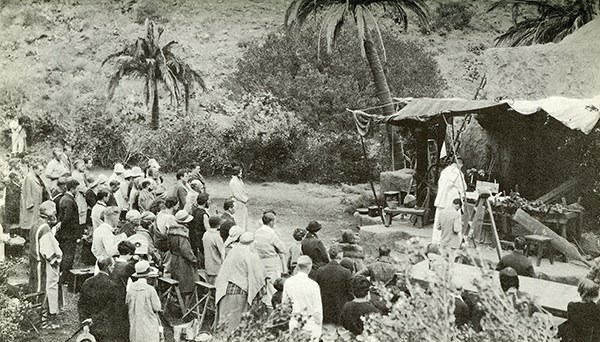 Daniel Lord SJ Saying Mass on the Set of King of Kings 1926